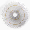 Metal Starburst Sunburst Wall Decor Sculpture by B.J. Keith (36")